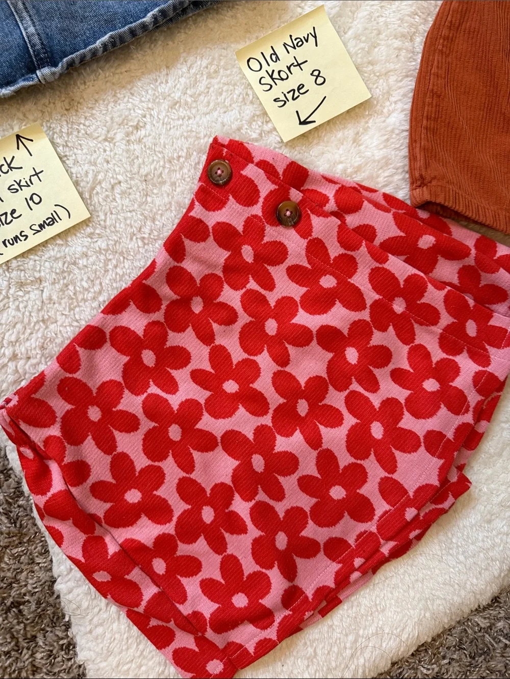 GAP, Cynthia Rowley + + 3 skirts, 1 skort & 1 cardigan | Sizes  7-10